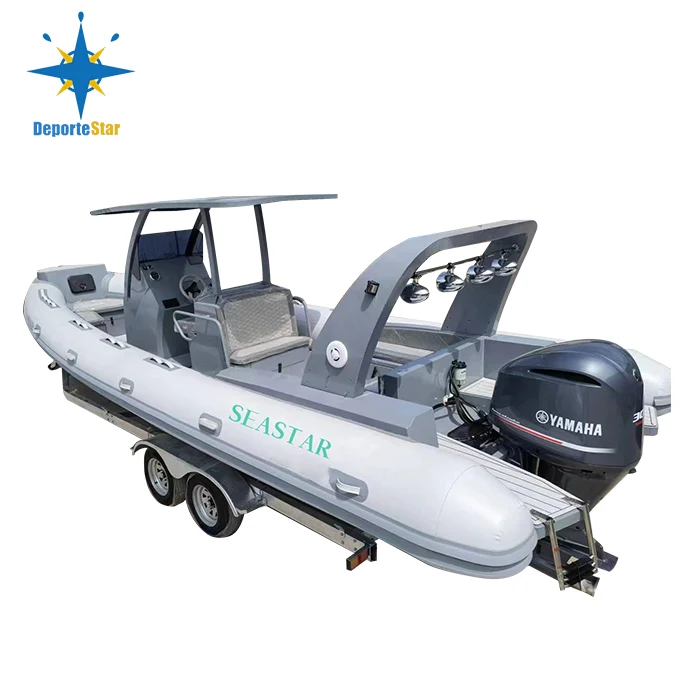 28 フィートの海水インフレータブル リブ ボート: アルミニウム RIB 860 のパフォーマンスと多用途性の完全ガイド